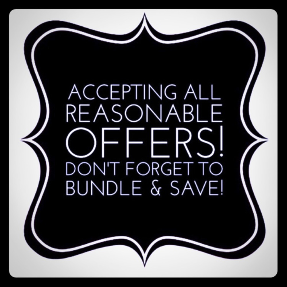 Reasonable offers will be accepted